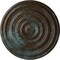 Ekena Millwork Carton Ceiling Medallion (For Canopies up to 2 5/8"), 12 5/8"OD x 1"P, Bronze Blue Patina CM13CABBS - alternate 1